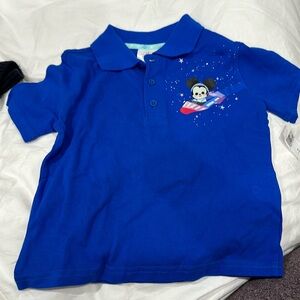 NWT Disney space mountain kid polo